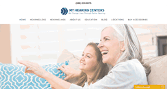 Desktop Screenshot of myhearingcenters.com